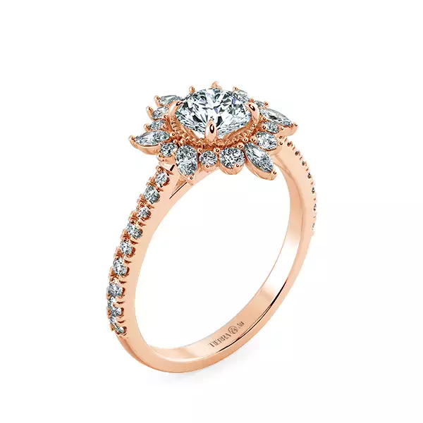 Nhẫn Kim Cương Fancy Marquise Halo NKC2509 4